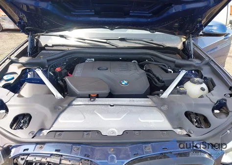 2021 BMW X3 Sdrive30I z USA, uszkodzony, nr VIN 5UXTY3C08M9E91116